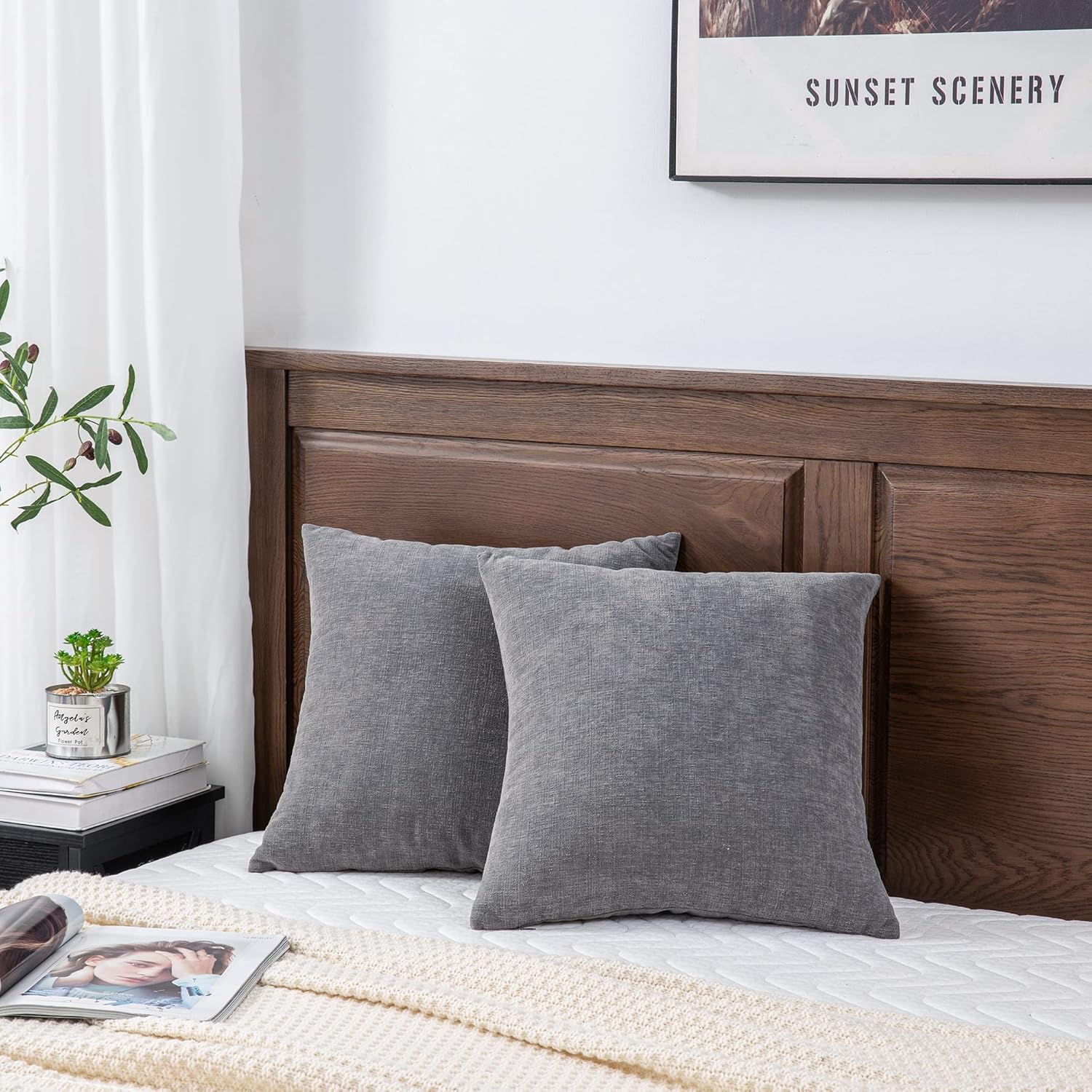 2-PACK CHENILLE THROW PILLOW