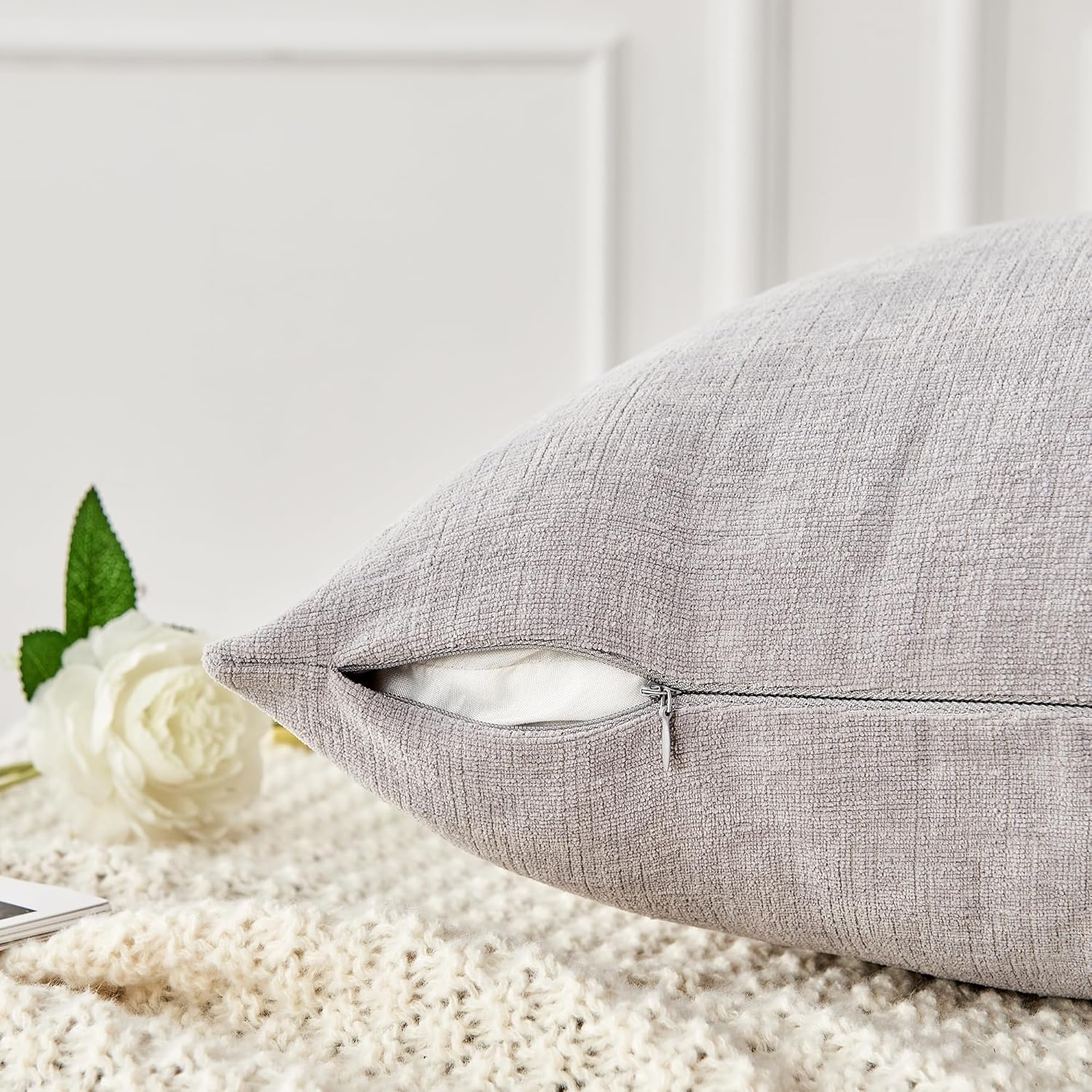 2-PACK CHENILLE THROW PILLOW