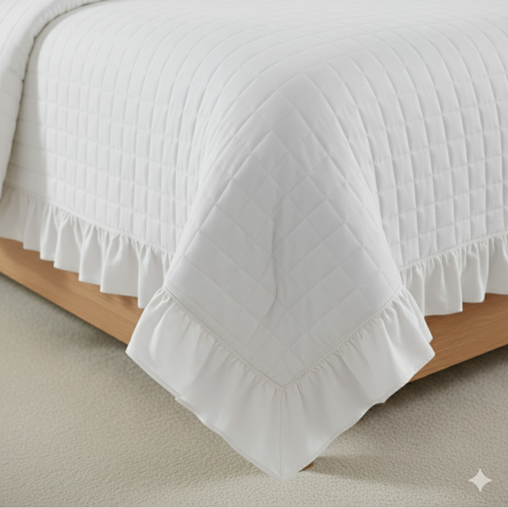 3-PIECE WASHED QUILT BEDDING SET