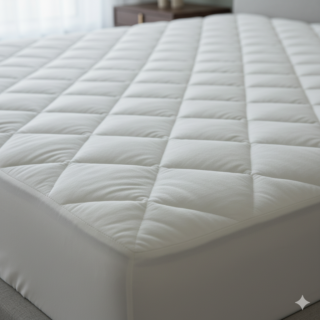 STITCHED WATERPROOF MATRESS PAD