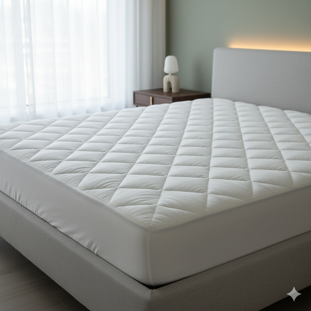 STITCHED WATERPROOF MATRESS PAD