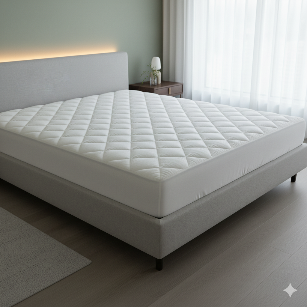 STITCHED WATERPROOF MATRESS PAD