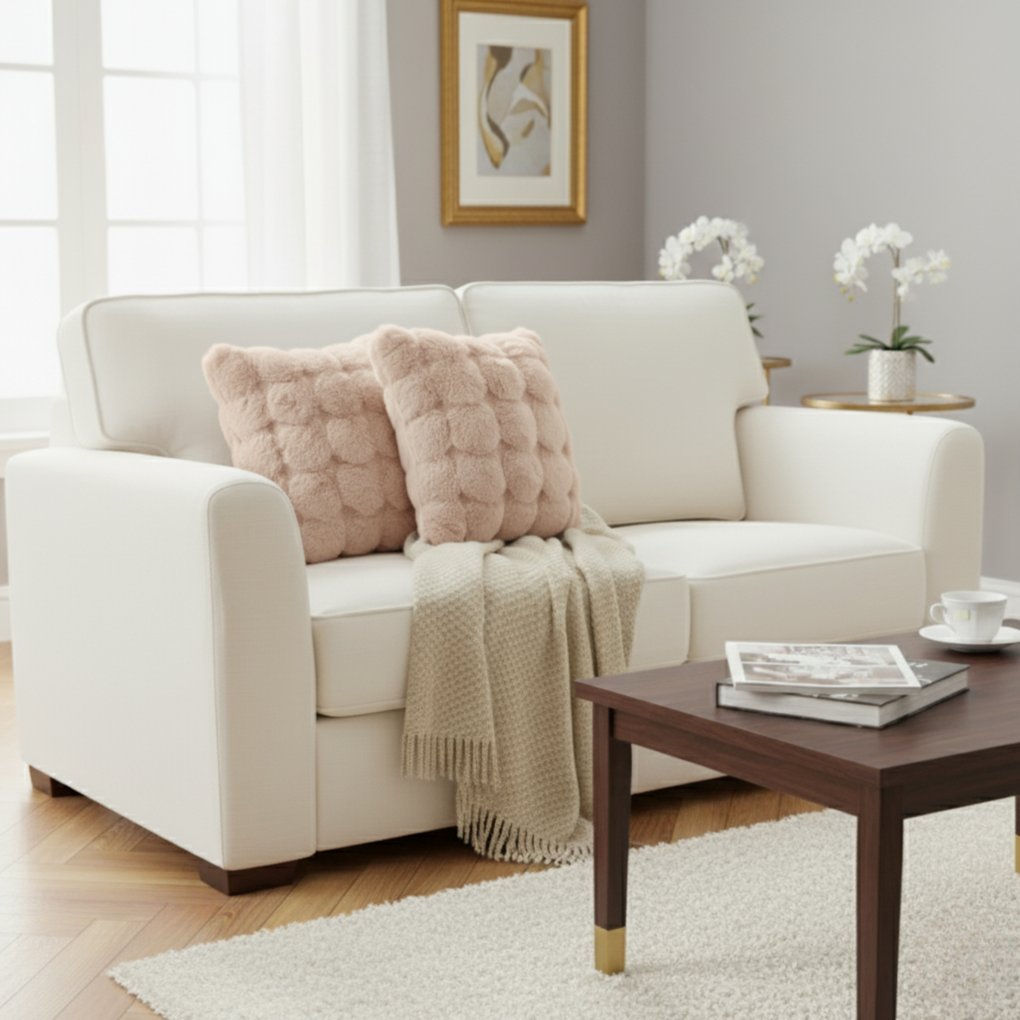 2- PACK BUBBLE TEXTURED THROW PILLOW