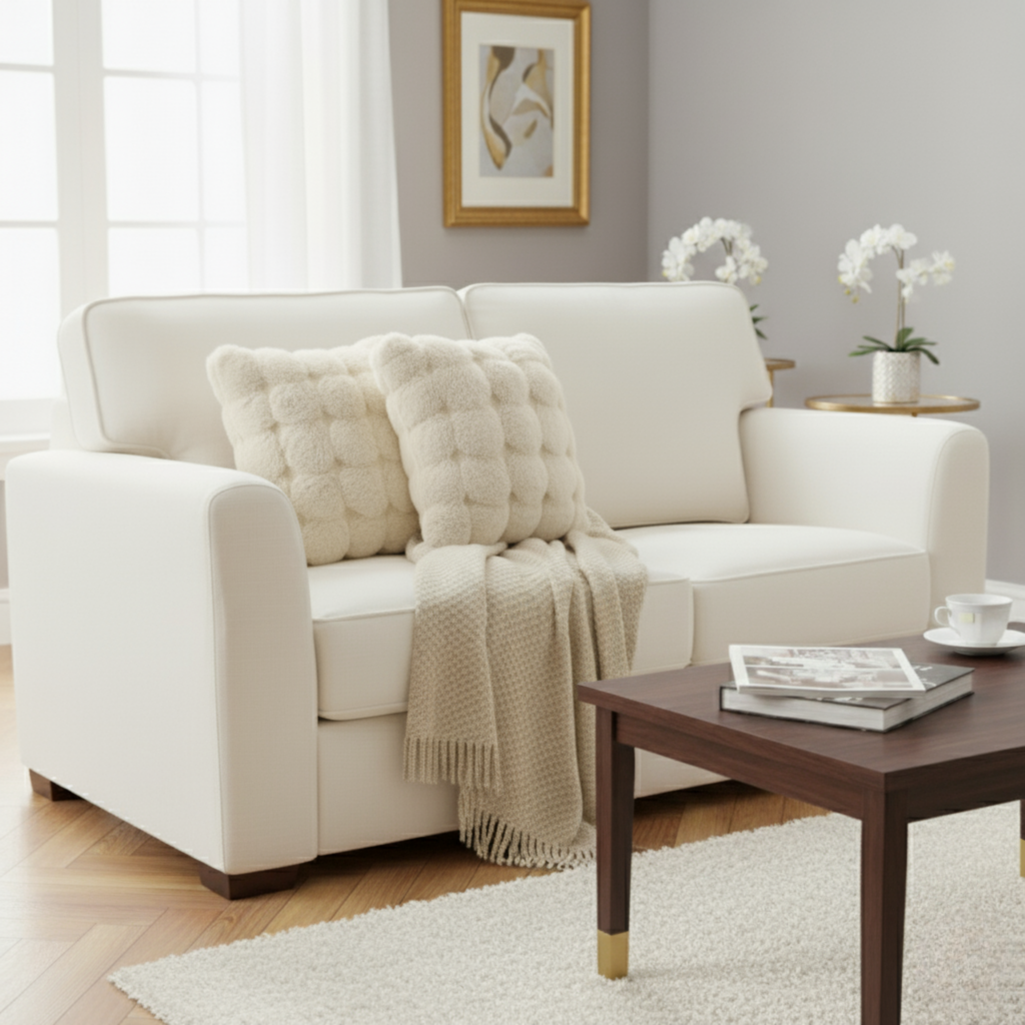 2- PACK BUBBLE TEXTURED THROW PILLOW