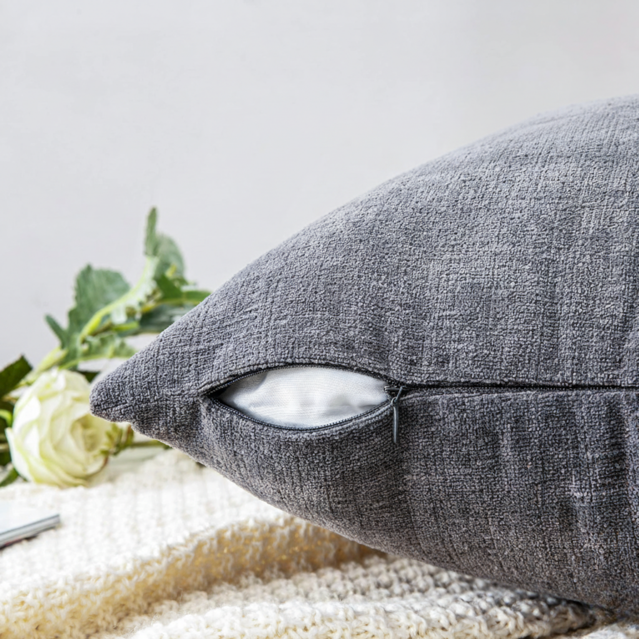 2-PACK CHENILLE THROW PILLOW