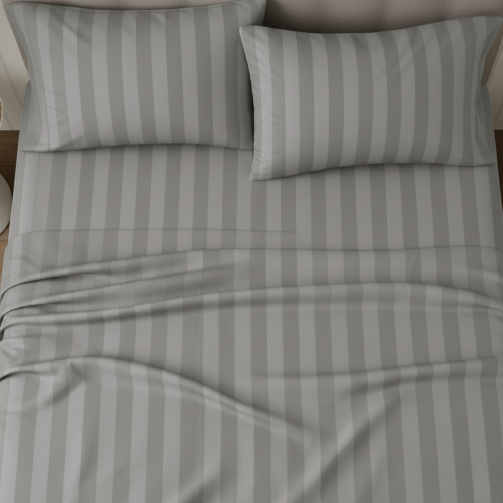 STRIPED EMBOSSED 4-PCS ESSENTIAL SHEET