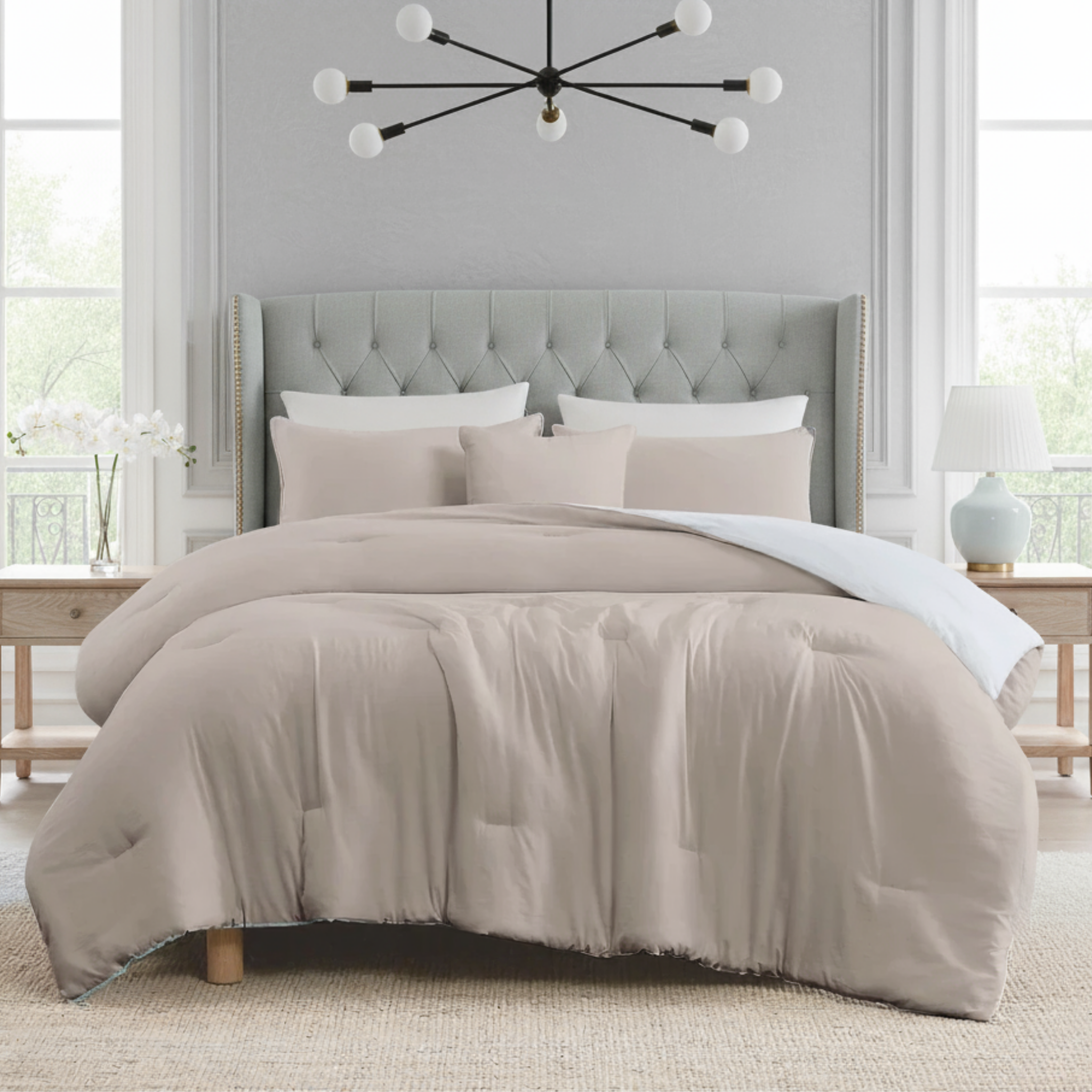 REVERSIBLE TEXTURED COMFORTER SET