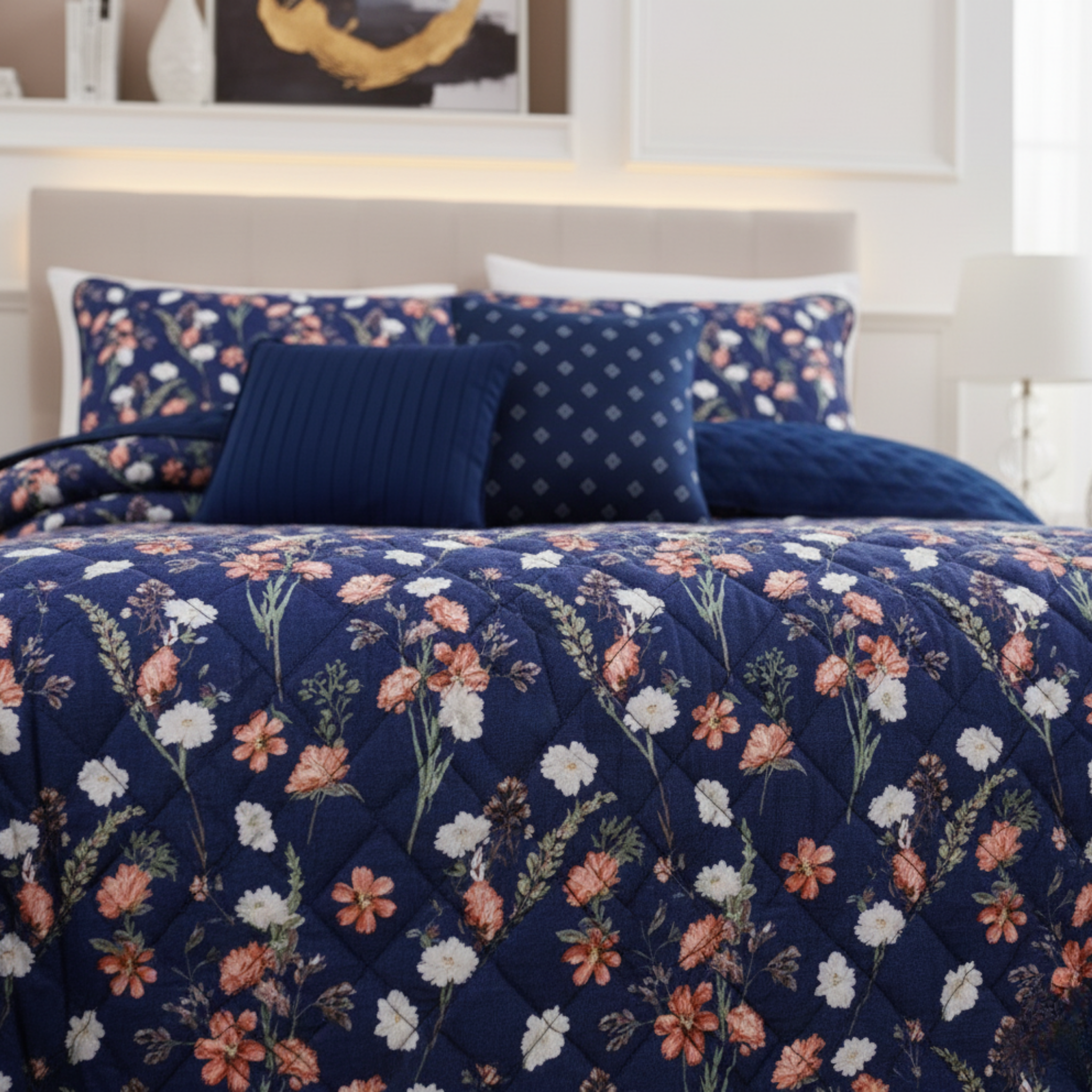 TROPICAL QUILT 5-PIECE BEDDING SET