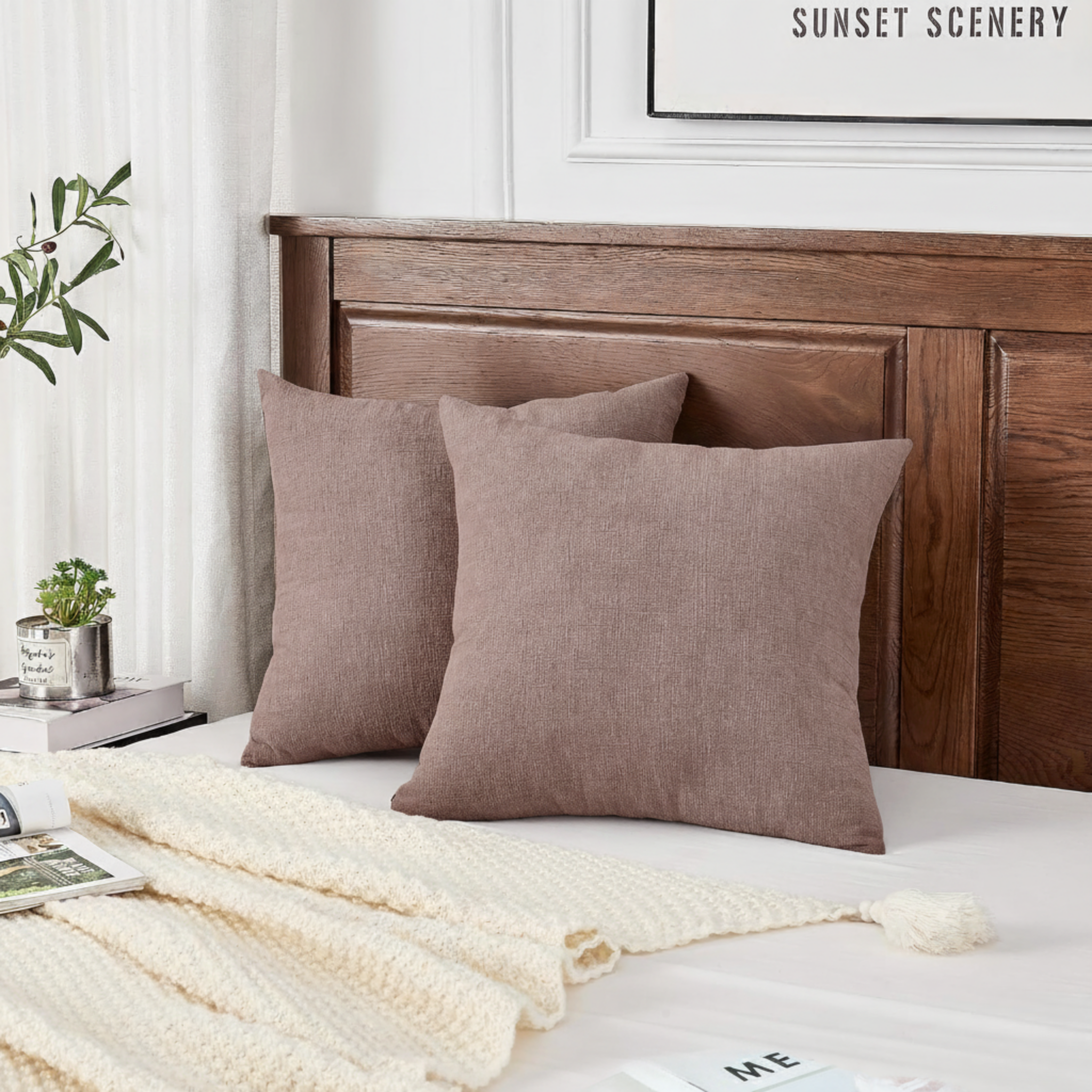 2-PACK CHENILLE THROW PILLOW