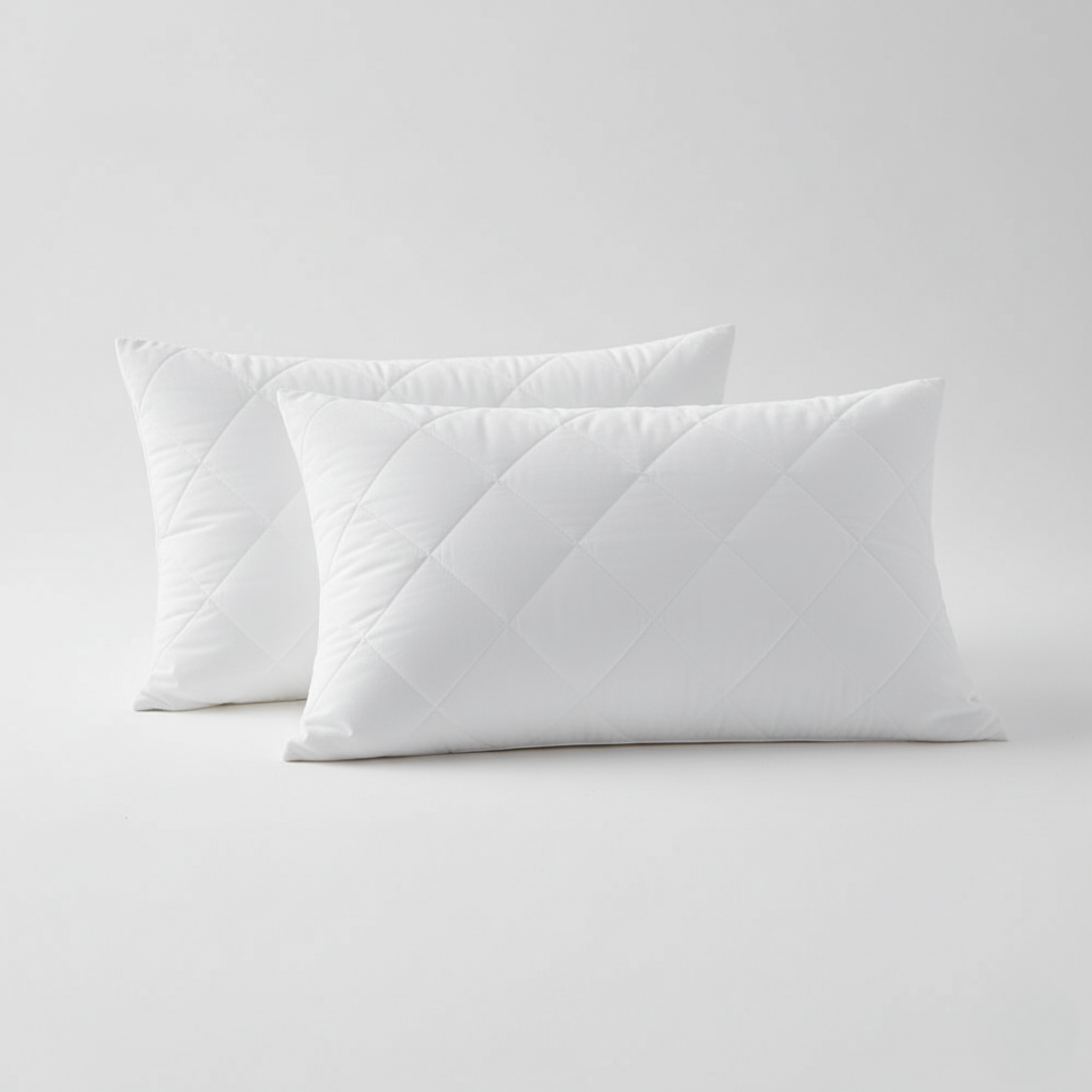 MICROFIBER COOLING MEMORY PILLOW (2-PACK)