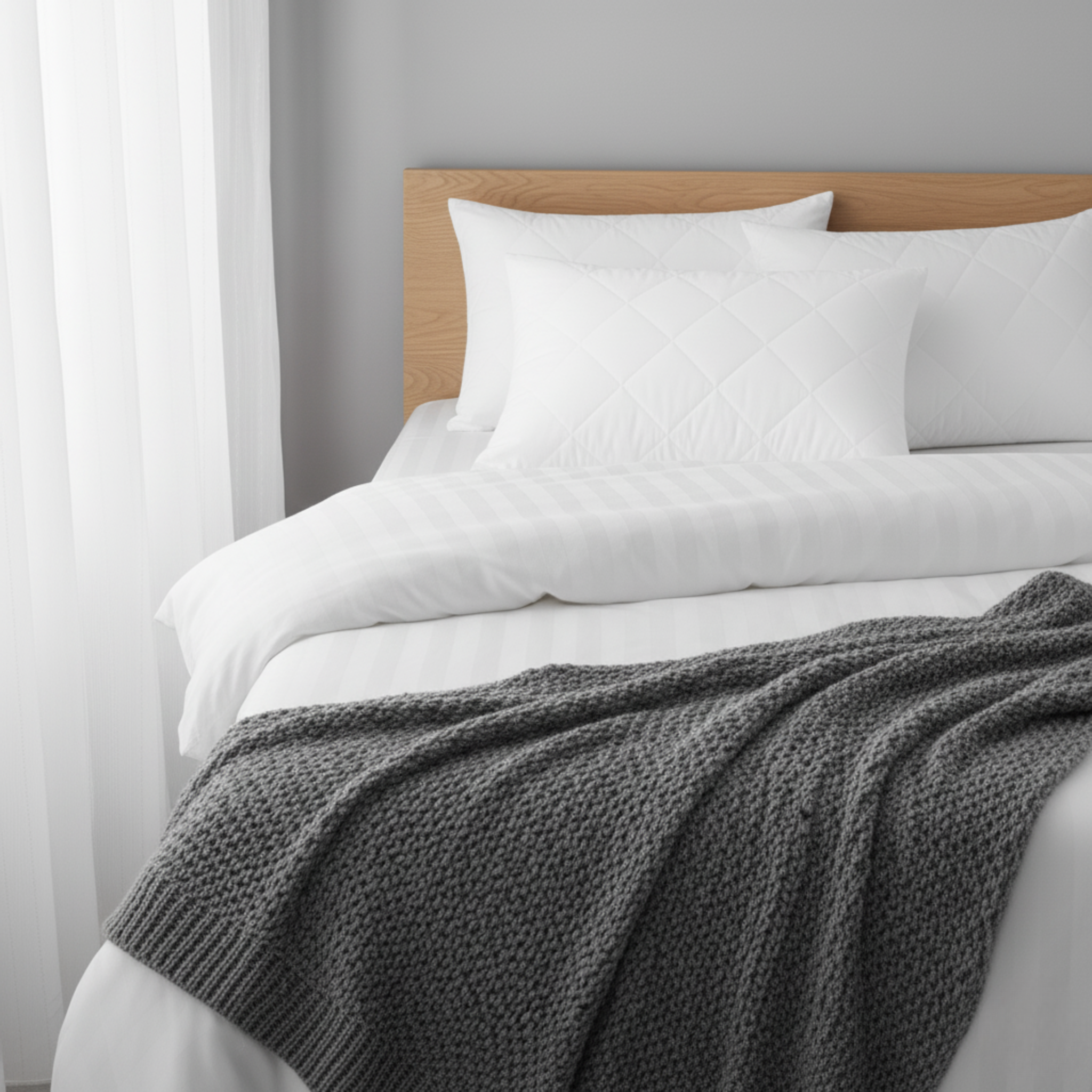 MICROFIBER COOLING MEMORY PILLOW (2-PACK)