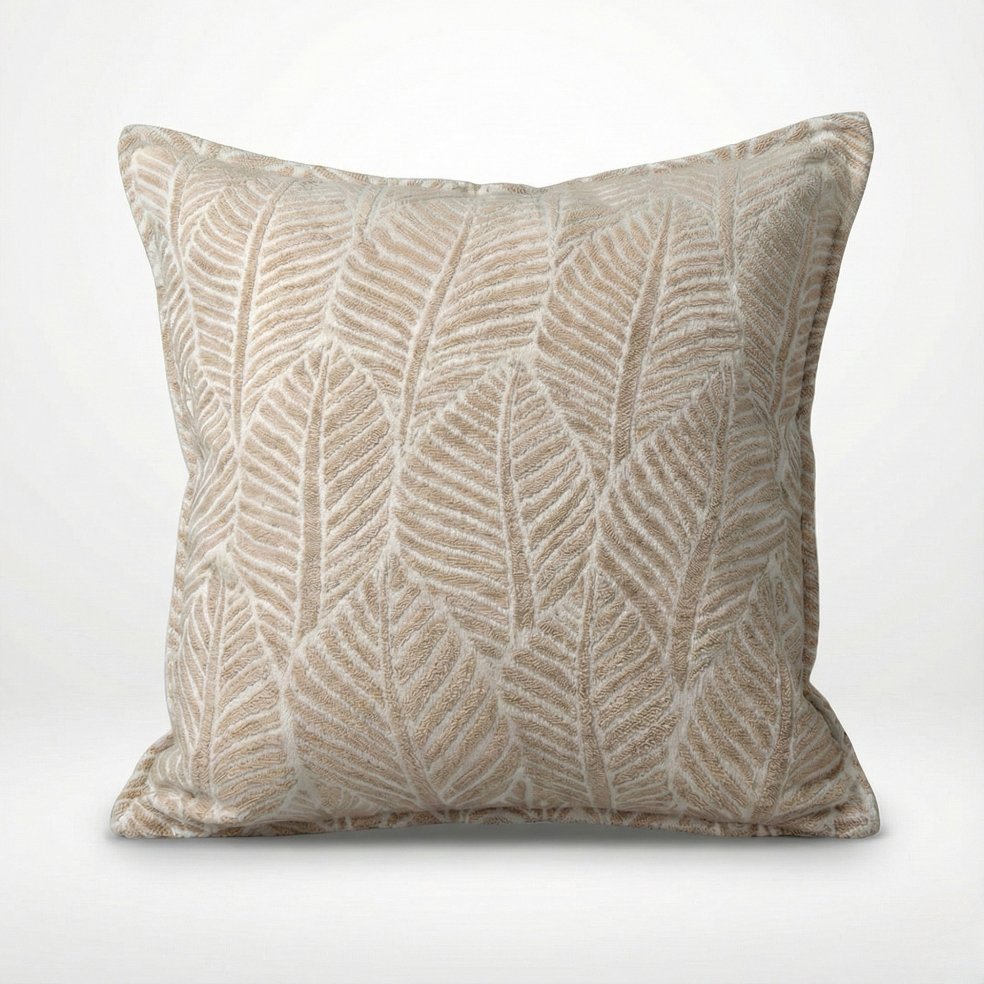 LEAF TEXTURED DECOR PILLOW