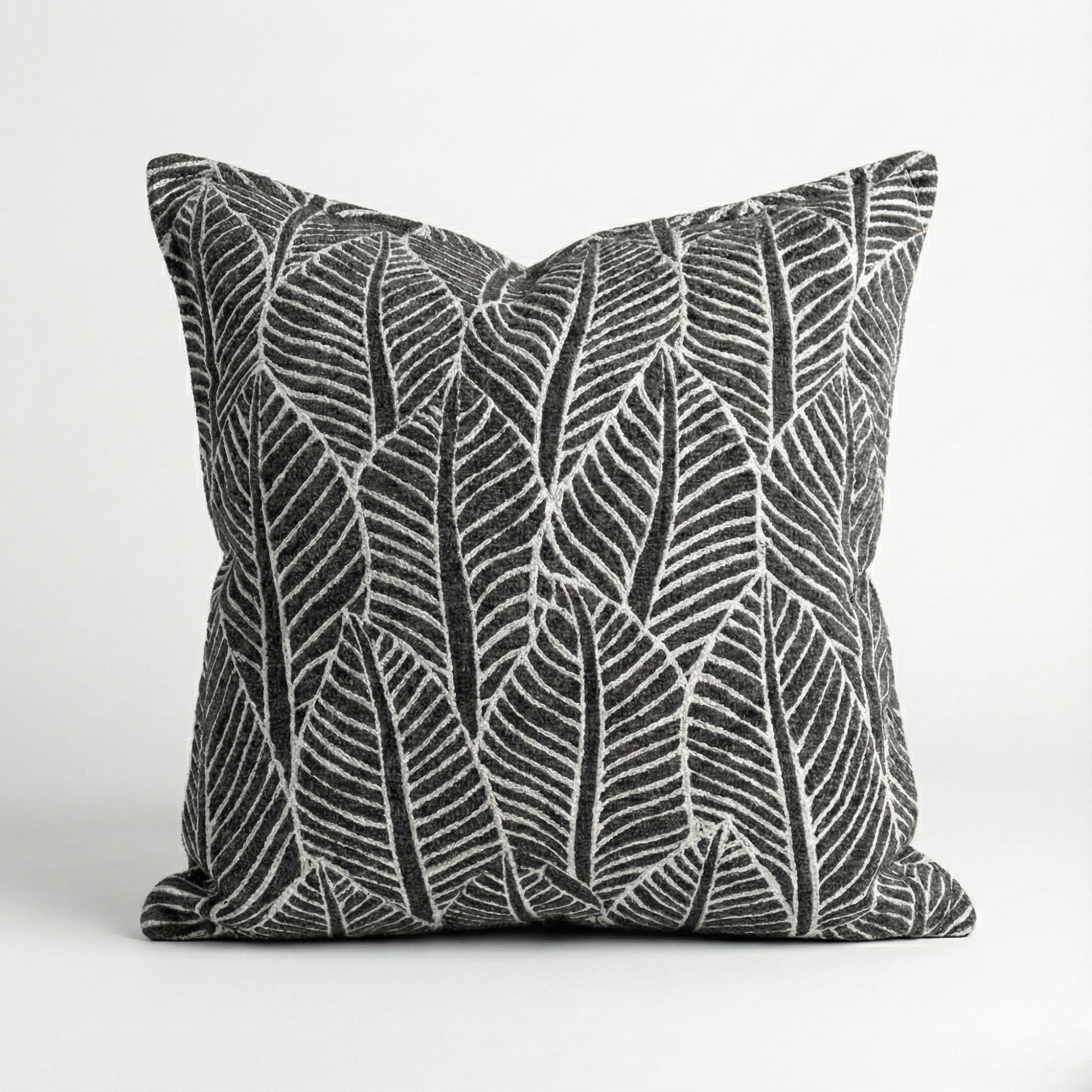 LEAF TEXTURED DECOR PILLOW