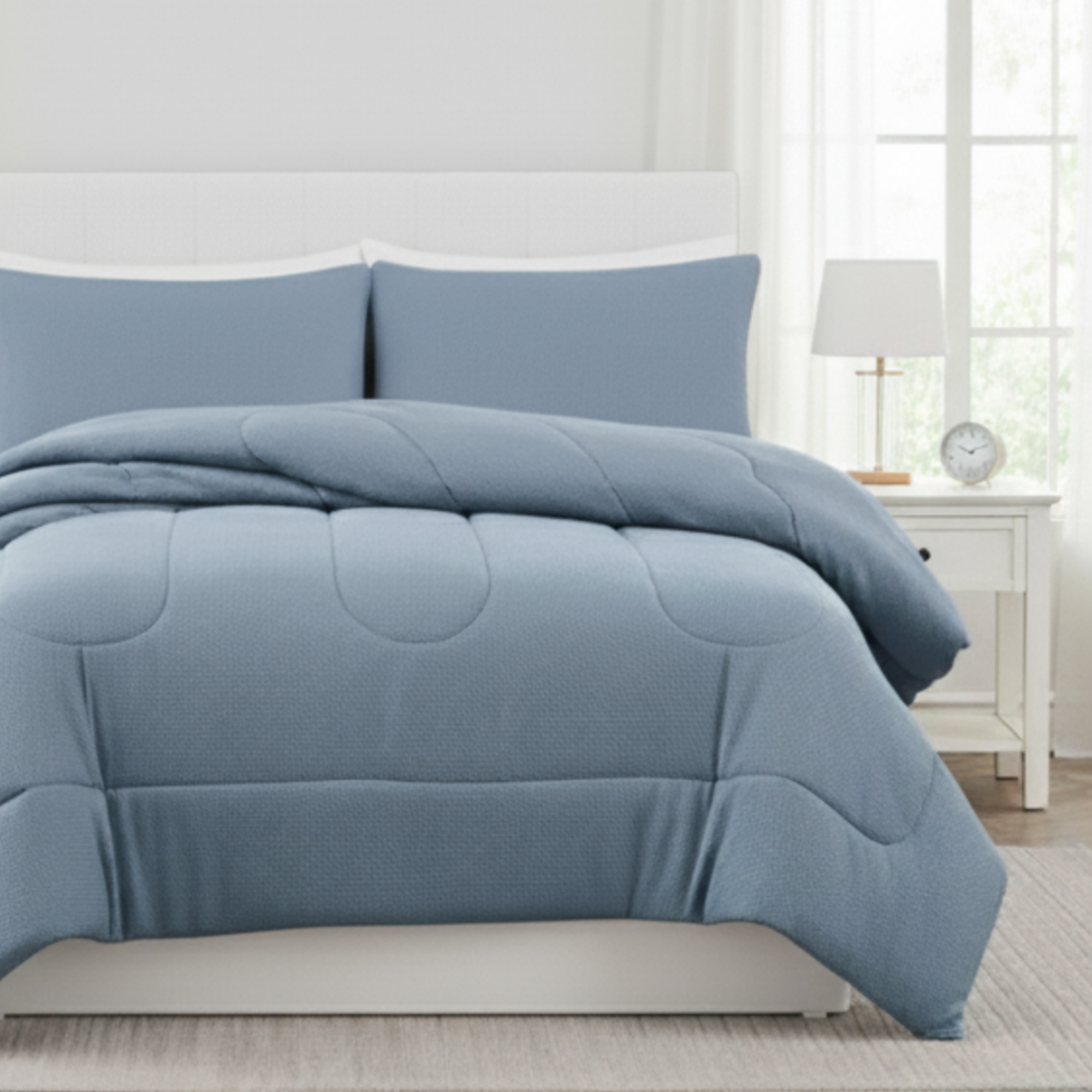 DIMENSIONAL DIAMOND TEXTURE COMFORTER SET