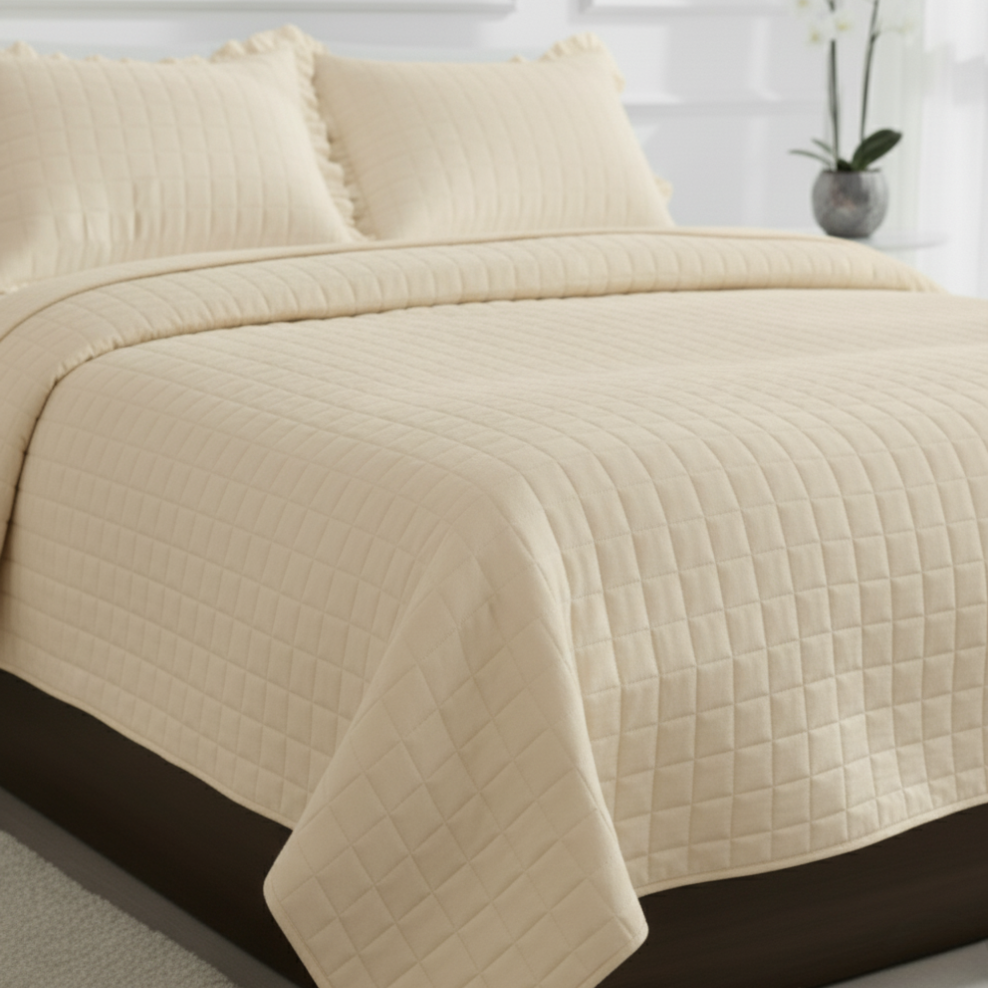 BOX TEXTURED QUILT BEDDING SET