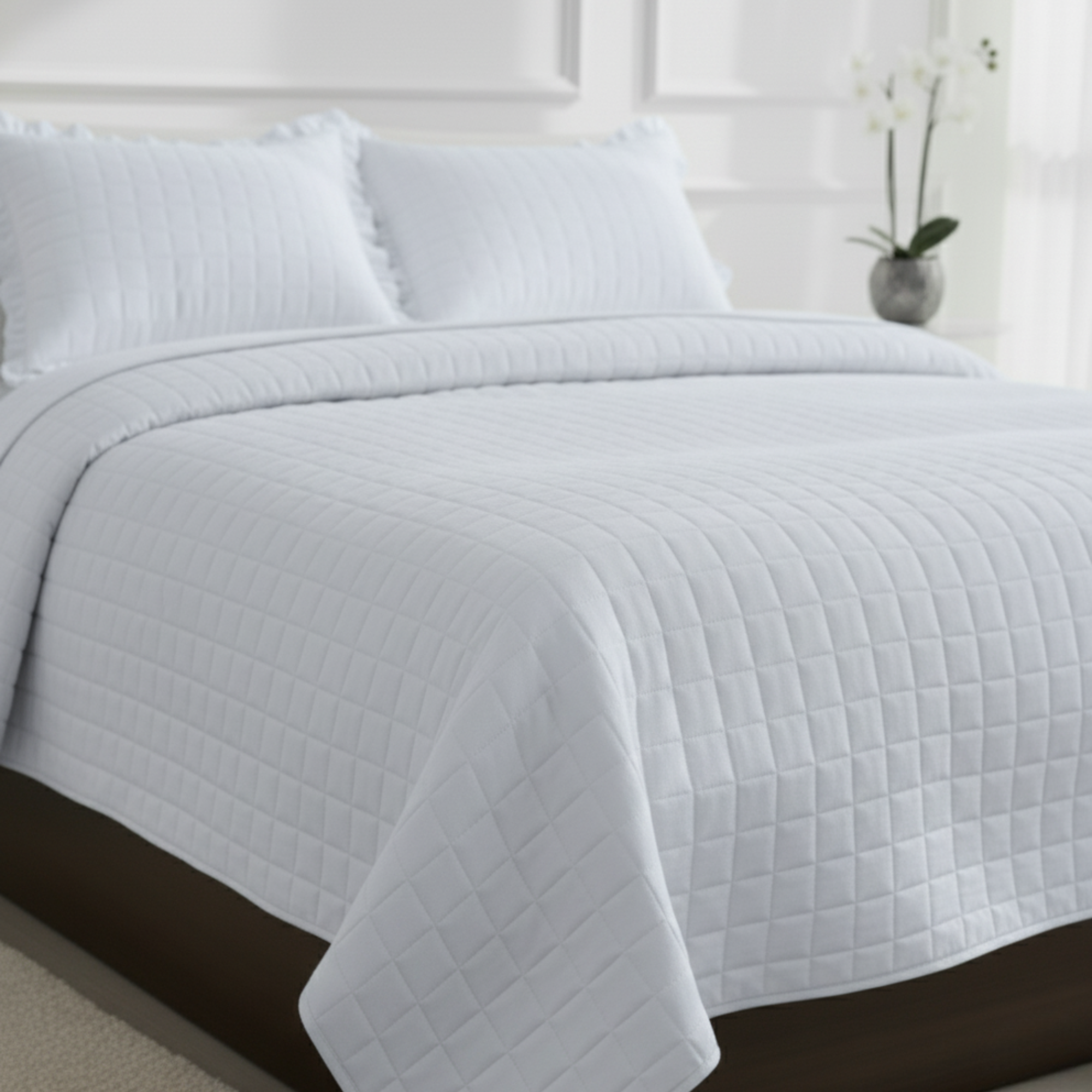 BOX TEXTURED QUILT BEDDING SET