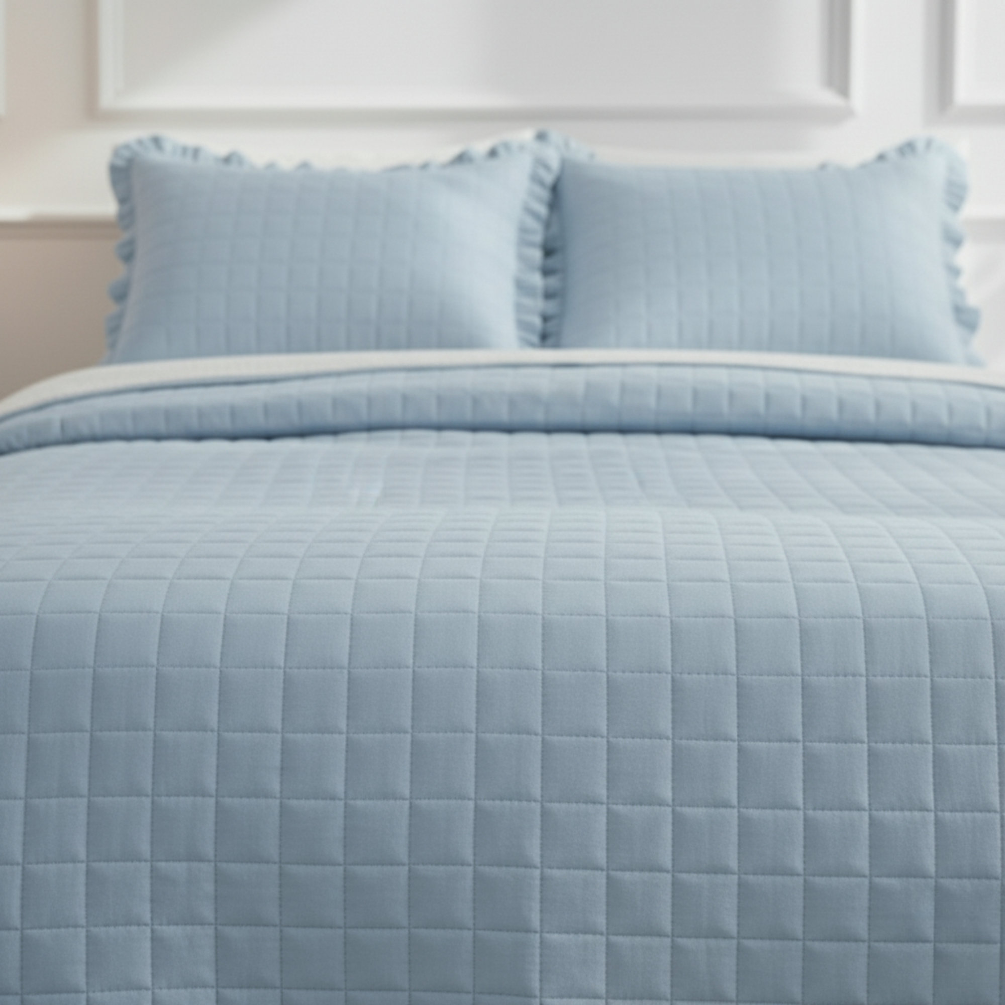 BOX TEXTURED QUILT BEDDING SET