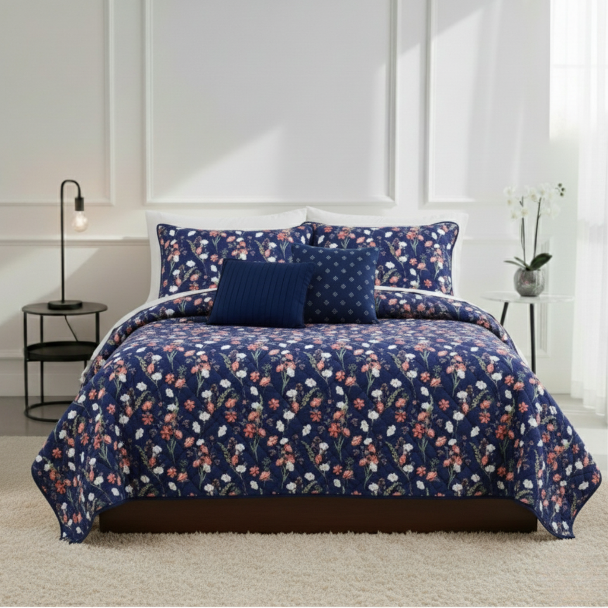 TROPICAL QUILT 5-PIECE BEDDING SET