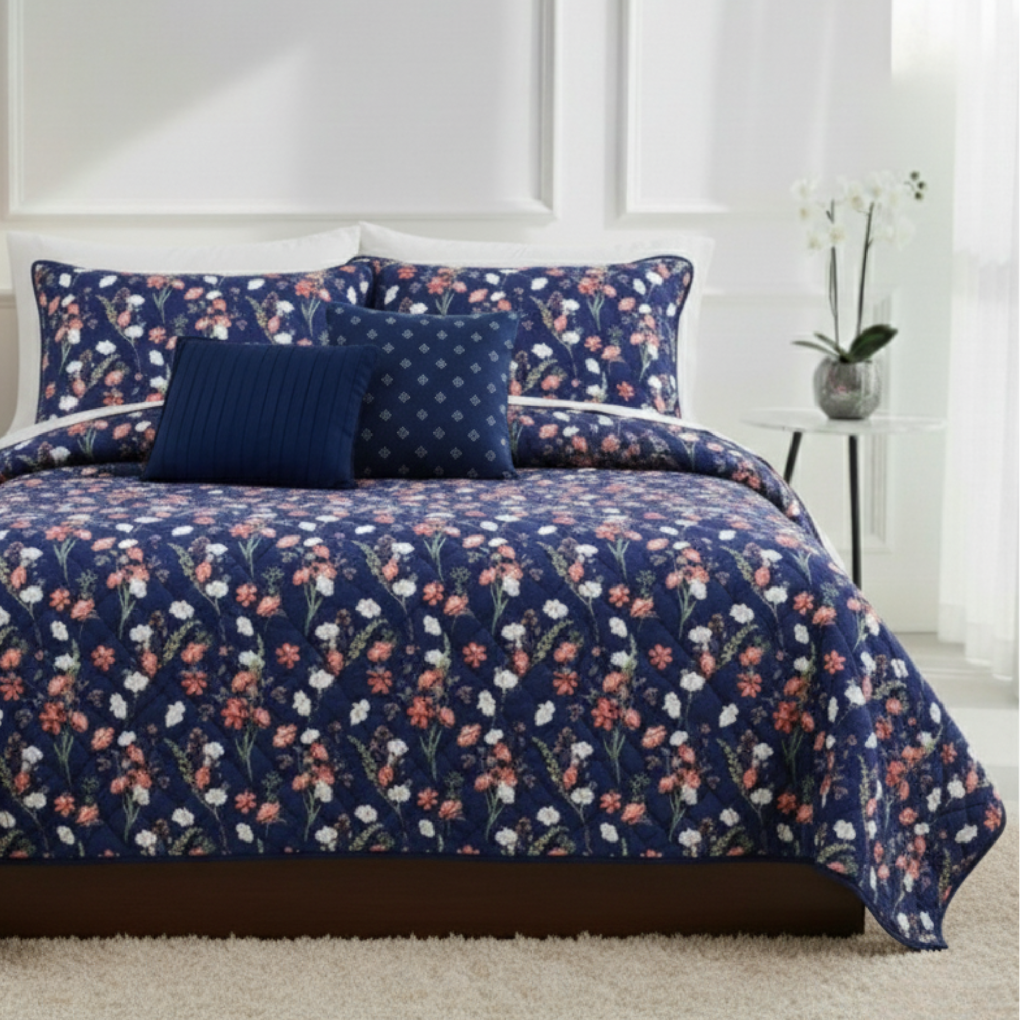 TROPICAL QUILT 5-PIECE BEDDING SET