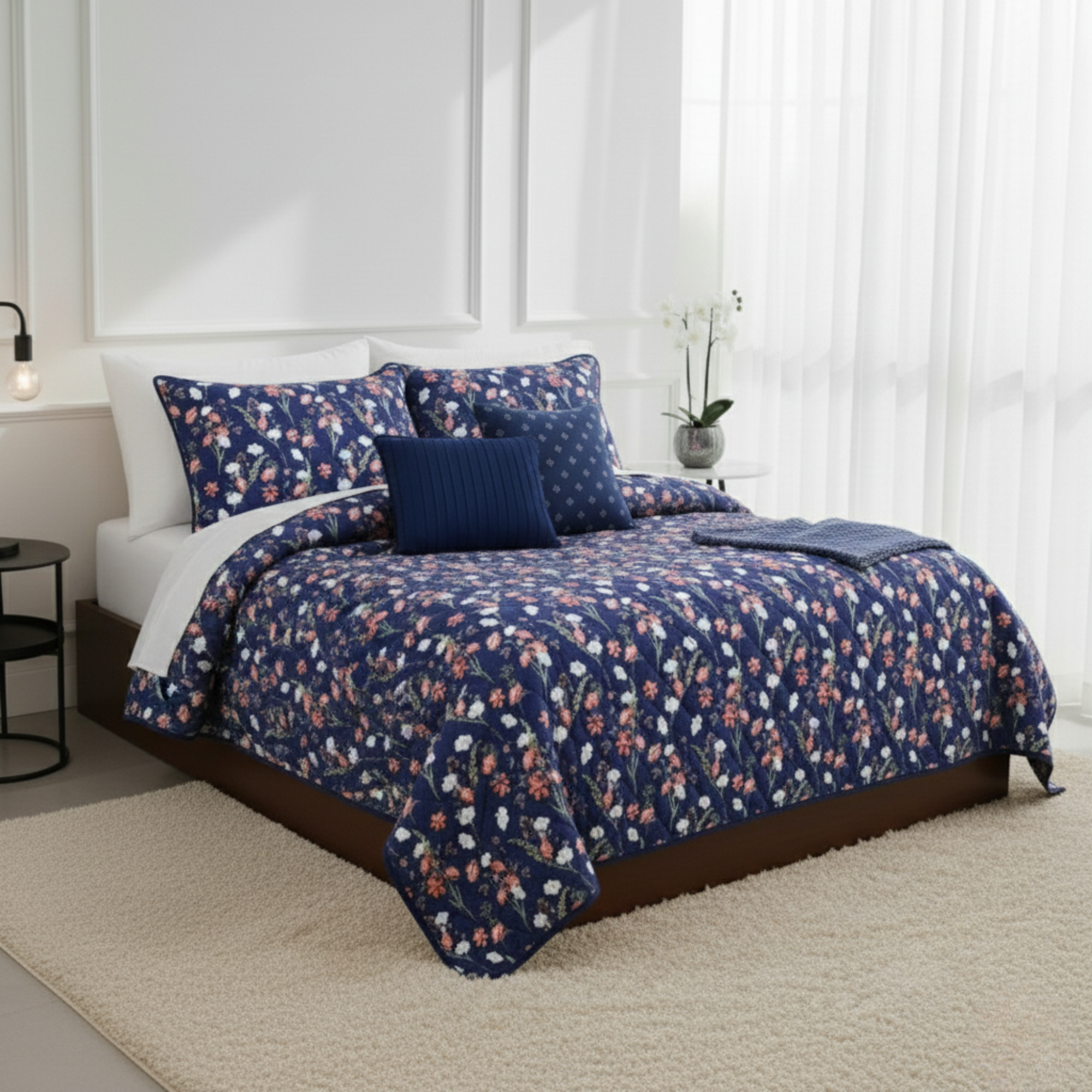 TROPICAL QUILT 5-PIECE BEDDING SET
