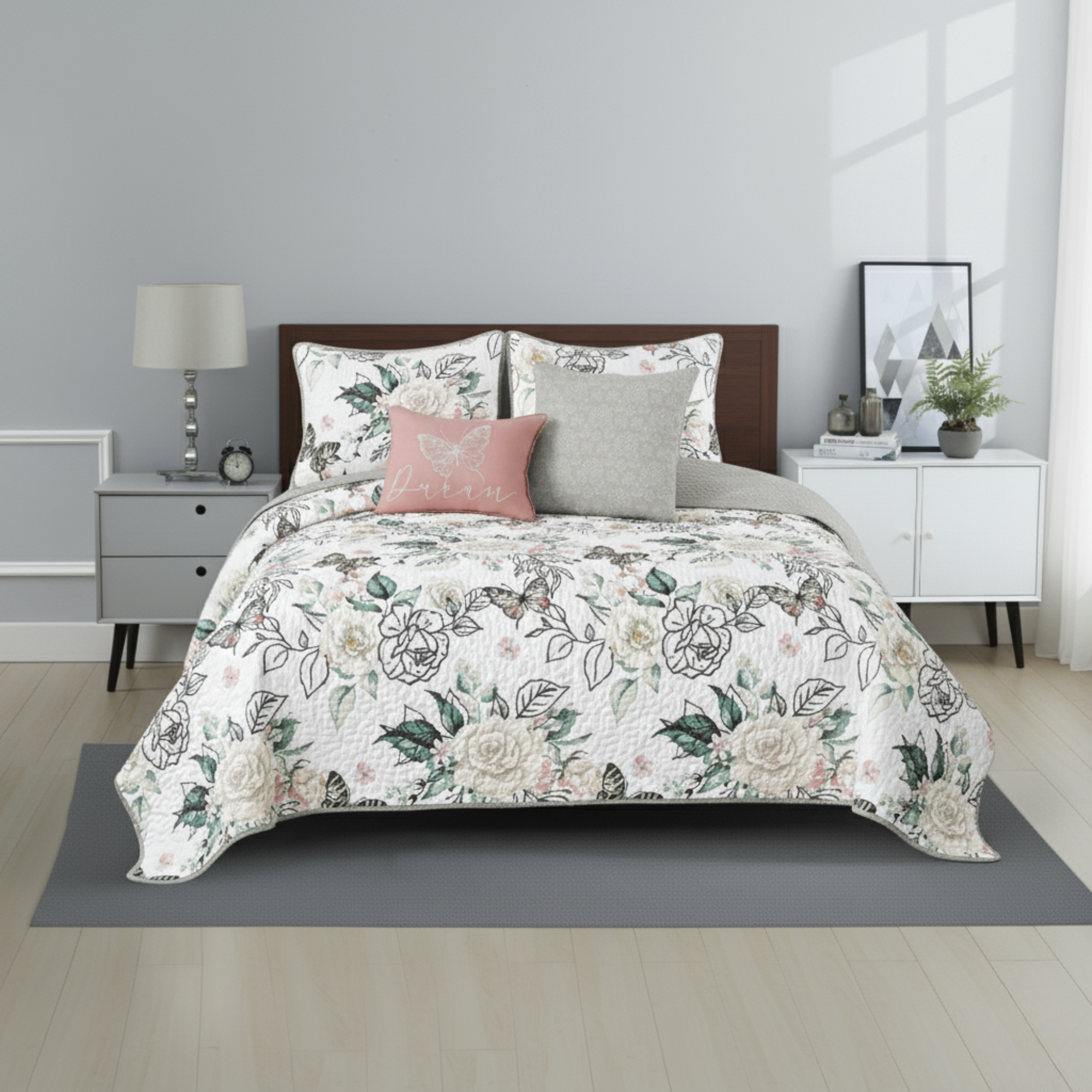 BOTANICAL REVERSIBLE QUIT SET