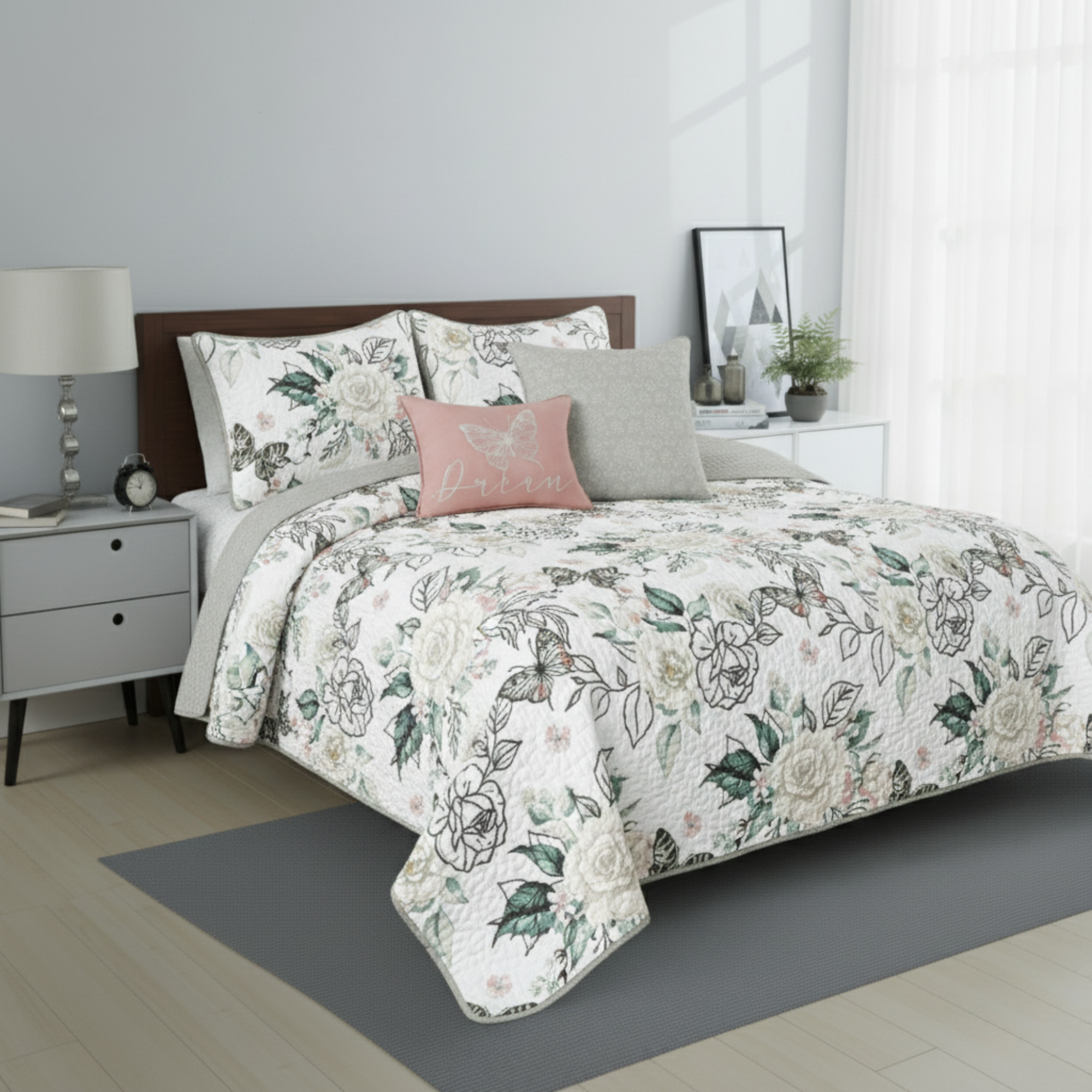 BOTANICAL REVERSIBLE QUIT SET