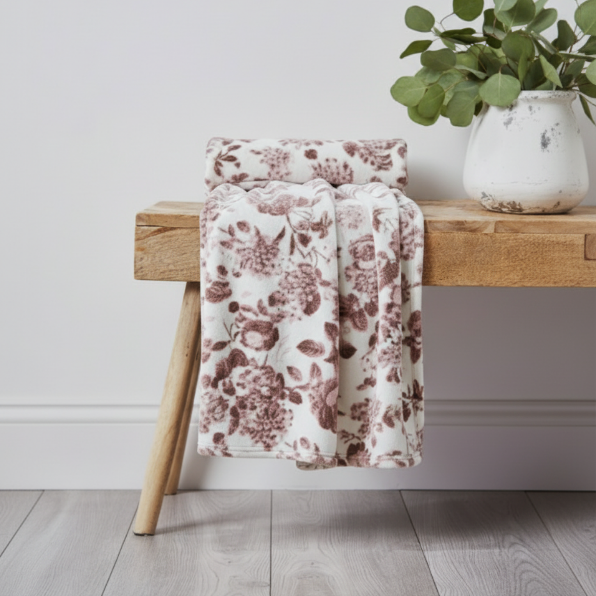 FLORA VELVET PLUSH THROW BLANKET