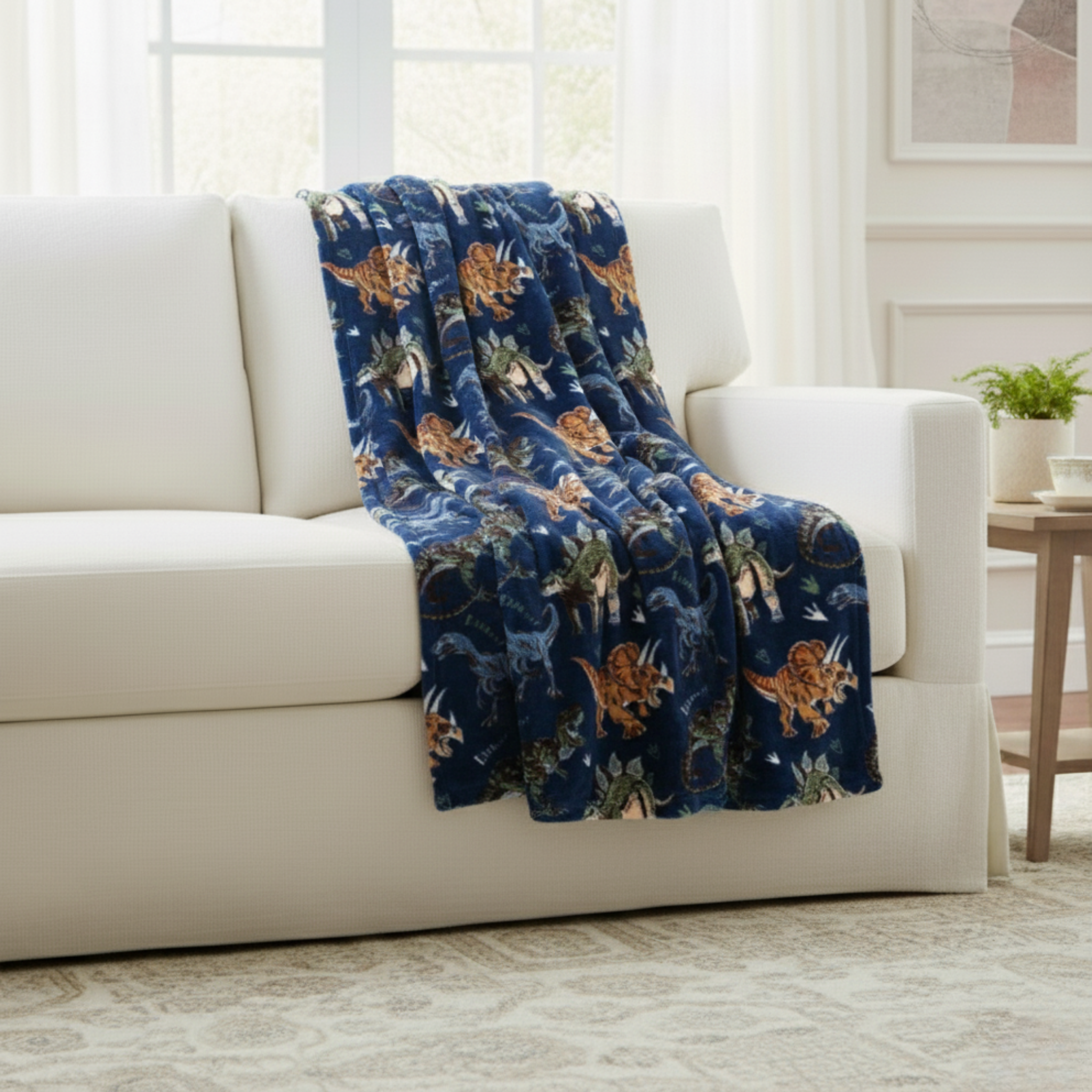 JURASSIC ADVENTURE COZY FLEECE THROW