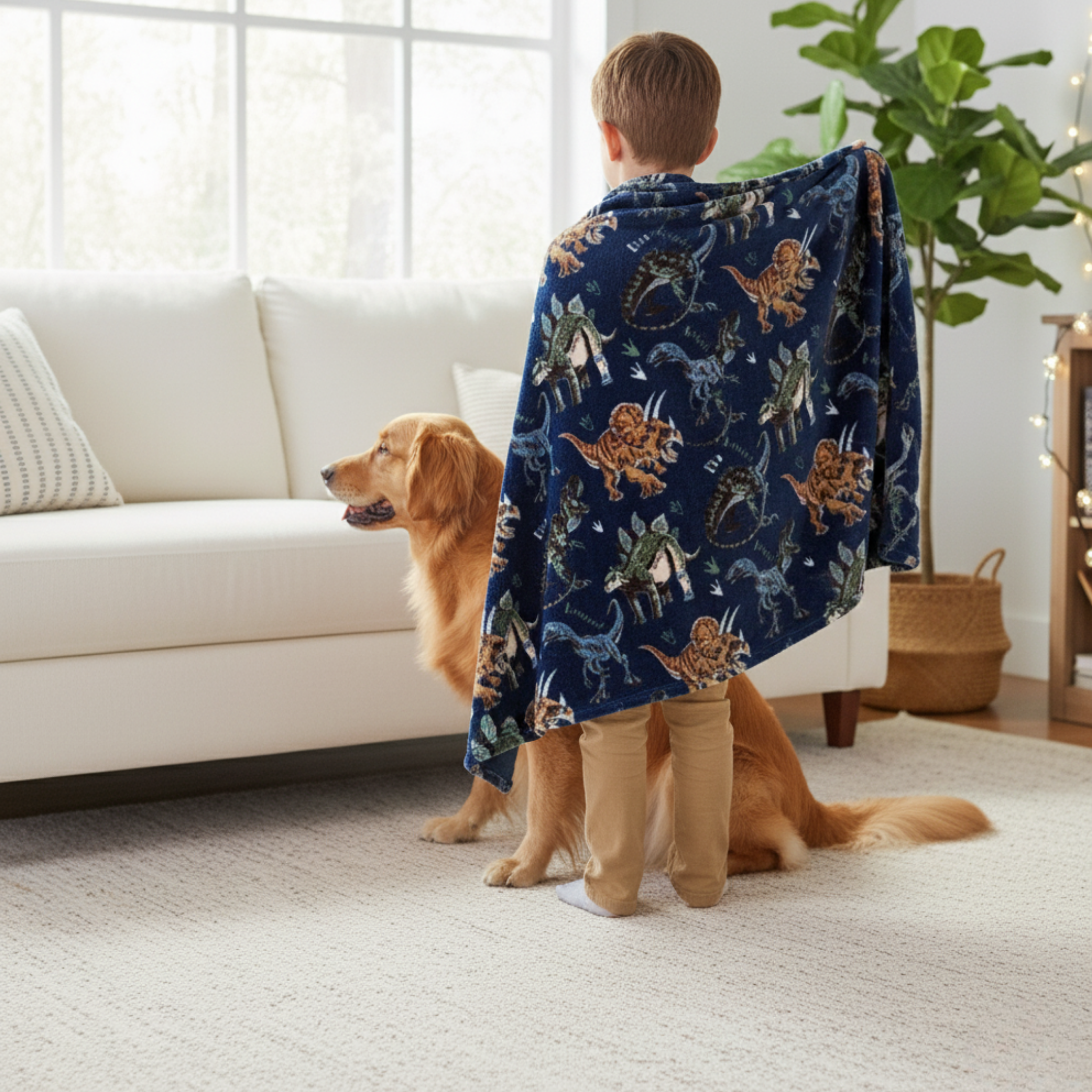 JURASSIC ADVENTURE COZY FLEECE THROW