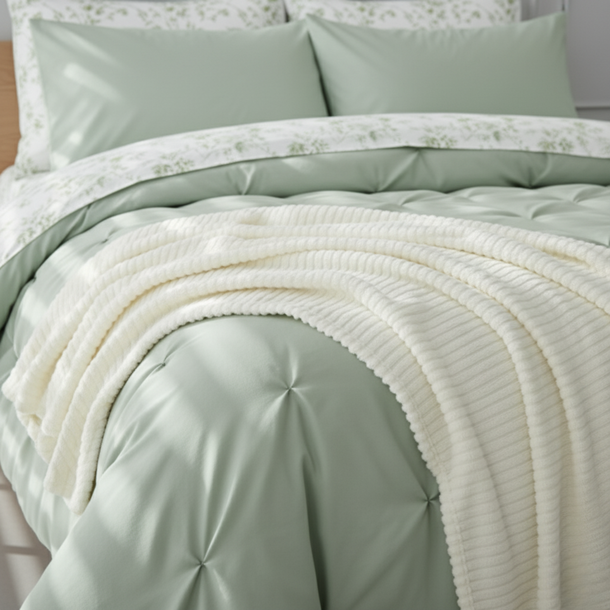 SERENE GARDEN REVERSIBLE COMFORTER SET (Copy)