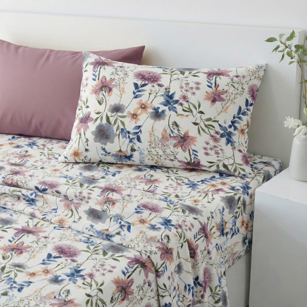 BOTANICAL FLOWER 6-PIECE PATTERN SHEET SET
