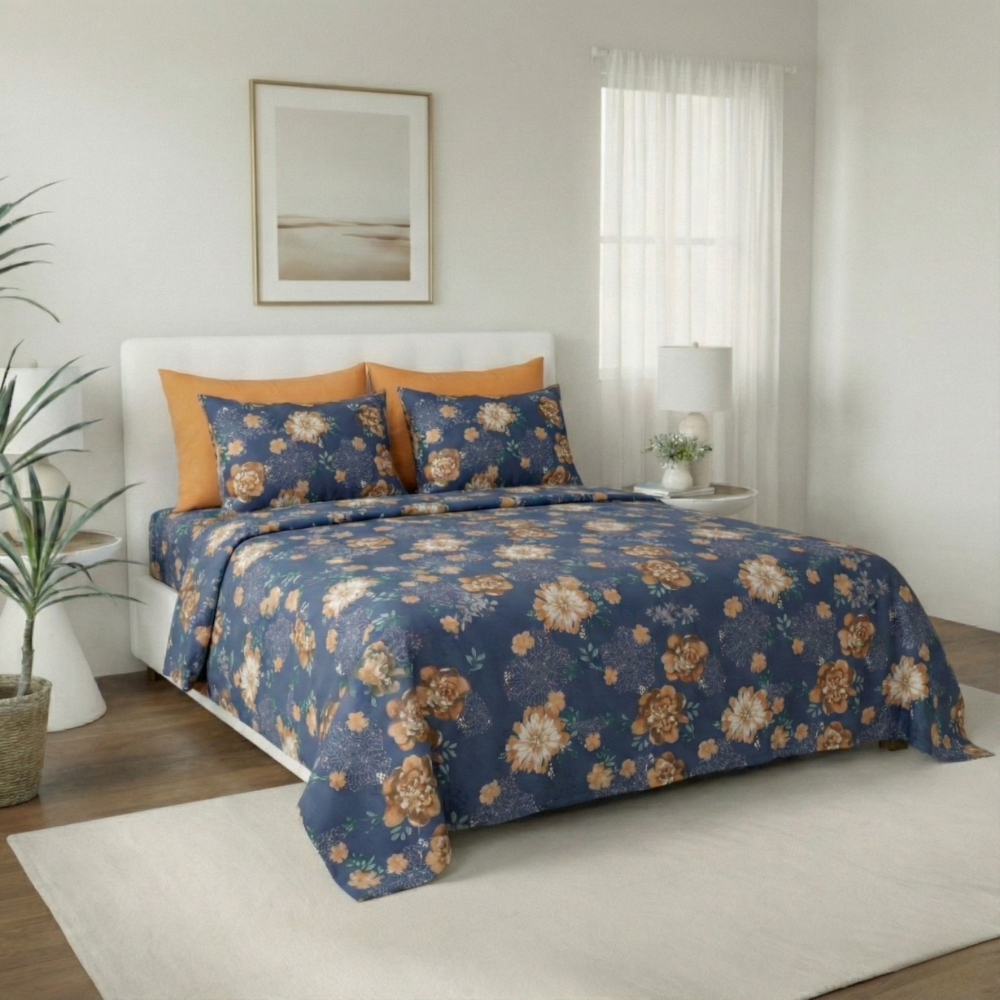 WILDFLOWER FLORAL 6-PIECE PATTERN SHEET SET