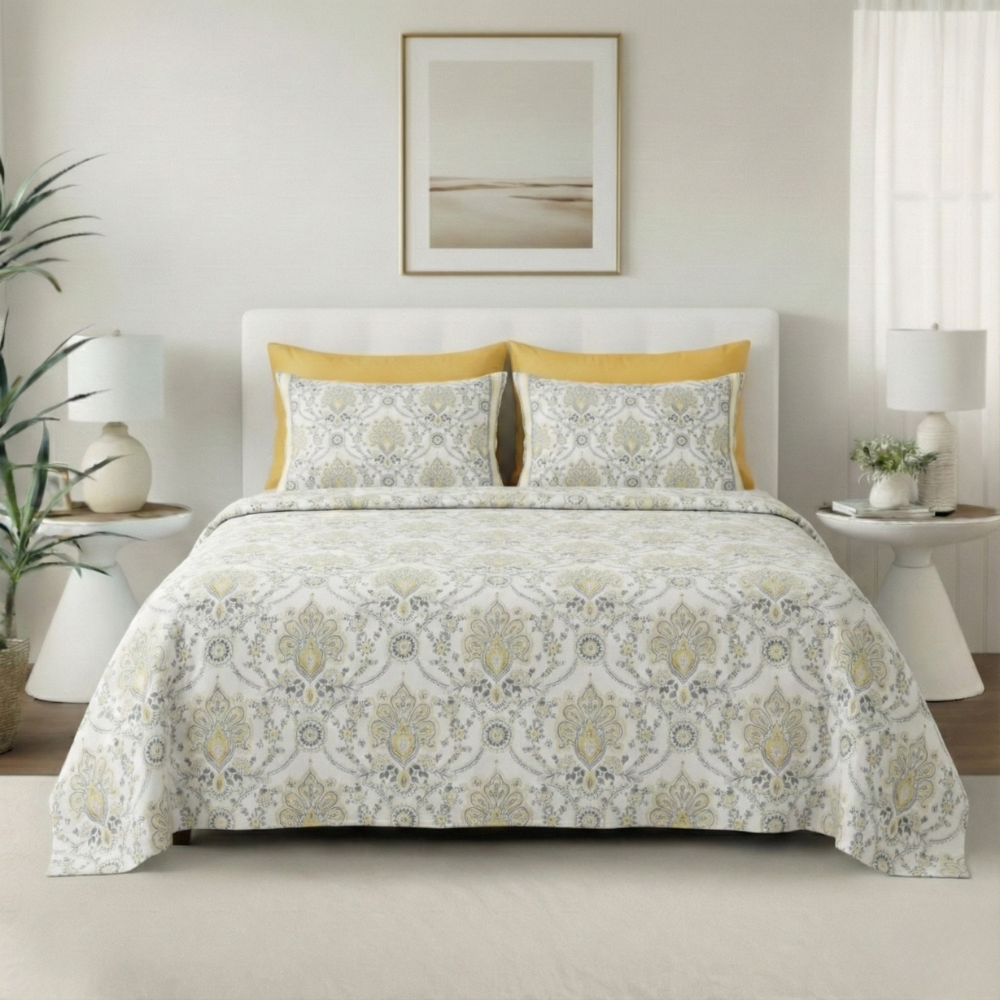 SUNNY MORNING FLORAL 6-PIECE PATTERN SHEET SET