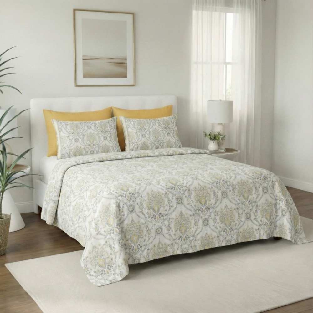 SUNNY MORNING FLORAL 6-PIECE PATTERN SHEET SET