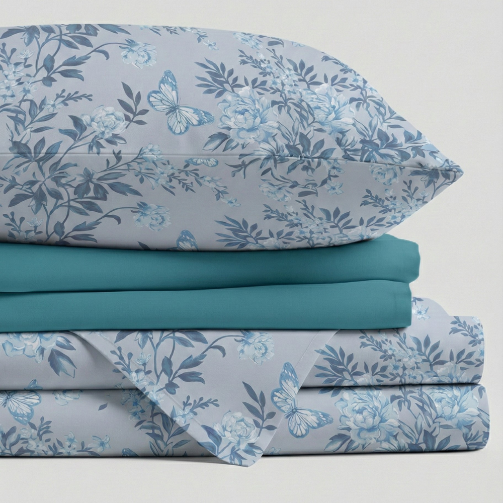 WHISPERING WILLOW BUTTERFLY 6-PIECE PATTERN SHEET SET