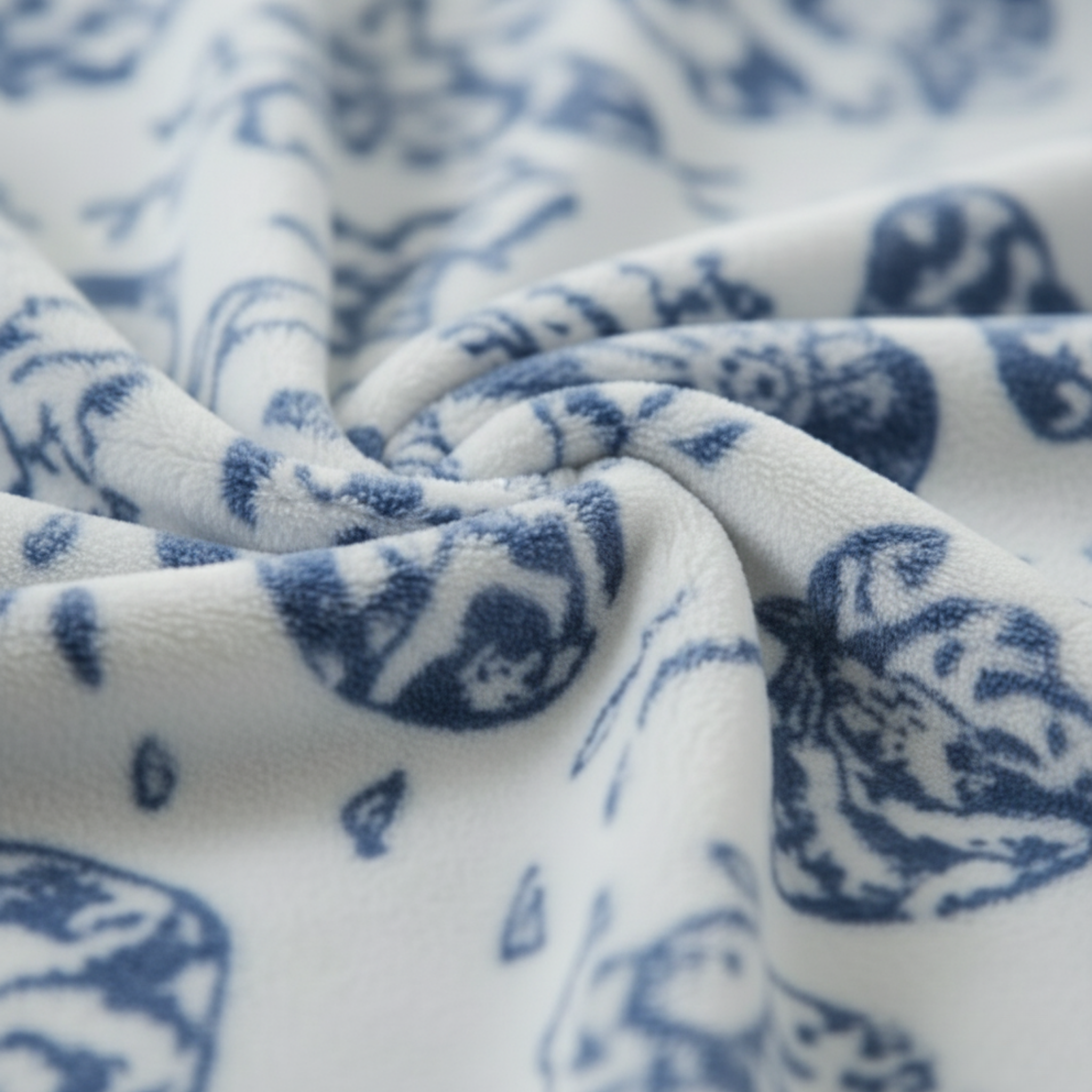 COASTAL SEASHELL SOFT FLEECE THROW